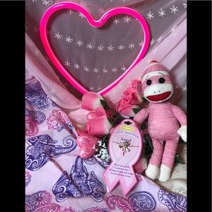 💖🎀PINK SALE-BCA NECKLACE & PINK SCARF🎀